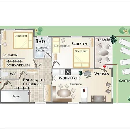 Moida-ferienwohnung Апартаменти Фюген